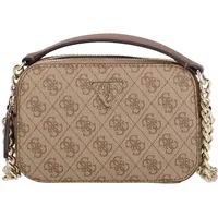 GUESS Noelle Umhängetasche 20 cm latte logo-brown