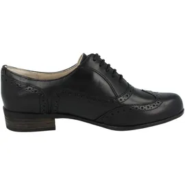 CLARKS Hamble Oak Derby, Schwarzes Leder, 37.5