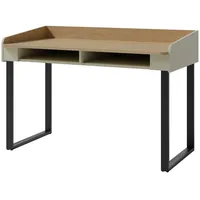 Beautysofa Schreibtisch ALEX mit 2 offenen Regalen, Arbeitstisch mit