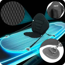 Neo-Sport Stand Up Paddle Board 350 x 81 x 15 cm Blau/Braun