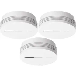 Hager Rauchwarnmelderset Standard Q, 3xTG600AL, weiß, (Lithiumbatterie: Batterielebenszeit von mindestens 10 Jahren)