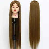 Neverland Beauty übungskopf friseur 30'' 100% synthetische haare / frisierkopf / frisierkopf mit langen haaren / friseur übungsköpfe / frisierkopf übungskopf /mit langen haaren Übungskopf Friseurkopf Ausbildung Kopf mit Halter #27