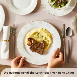 KARACA Elegance Bone Siena Tafelservice 53-tlg. weiß/gold