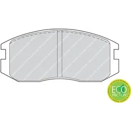 Ferodo Bremsbelagsatz, Scheibenbremse FDB759 für Daihatsu, Mitsubishi, Proton