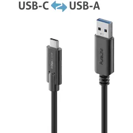 PureLink USB-C auf USB-A 1,5 m Schwarz