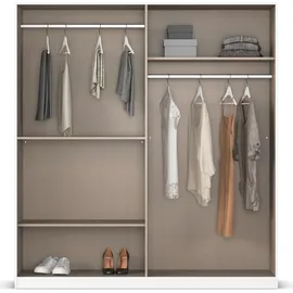 Rauch Drehtürenschrank MAIKA 181 x 197 x 54 cm Grau