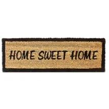 Relaxdays HOME SWEET HOME 25 x 75 cm Braun
