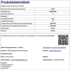 Bosch Herdset Backofen AutoPilot + Induktionskochfeld HomeConnect autark 60cm