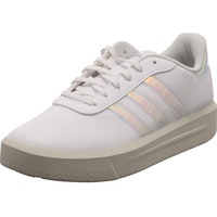 adidas Damen Court Platform Sneaker, Ftwr White Fast Pink Crystal White, 42 EU