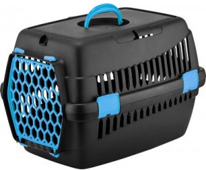 Reismand Pet Carrier voor hond en kat  Zwart/Blauw
