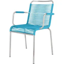 Fiam Mya Spaghetti Stapelsessel 57 x 52 x 85 cm petrol