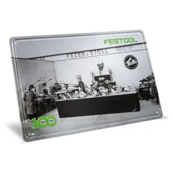 Festool 100 Jahre Blechschild Retro Messestand MES-FT2 100Y - 578401