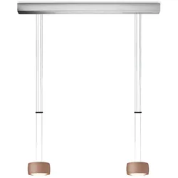 Oligo Grace LED Pendelleuchte zwei Pendel | satin copper