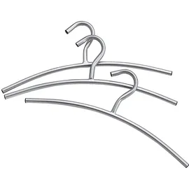 INOSIGN Kleiderbügel INOSIGN "TOPSELLER", grau (chromfarben), Metall, Kleiderbügel, Kleiderbügel, (3 Stck.)