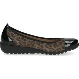 CAPRICE Ballerina in (Black Leo Comb), 38 EU