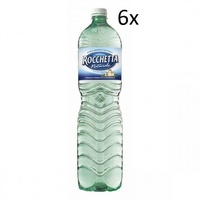 6x Rocchetta Acqua Minerale Naturale Natürliches Mineralwasser 1,5Lt