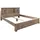MASSIVMOEBEL24.DE Bett Mango 180x200x105 whitewash lackiert RAILWAY 343