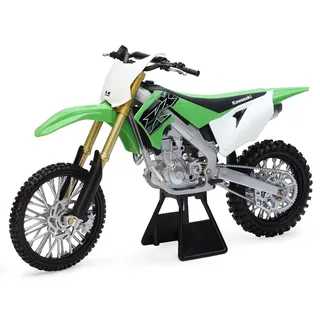 New Ray - Motorrad Kawasaki KF450F – Fahrzeug-Reproduktion, Miniatur-Leiter für Kinder