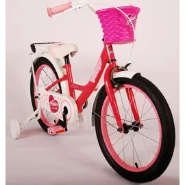 Volare Ashley Kinderfahrrad - Mädchen - 18 Zoll - Rosa/Rot