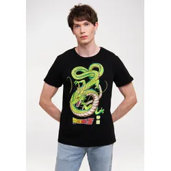 T-Shirt LOGOSHIRT "Dragonball Z - Shenlong", Herren, Gr. XL, schwarz, 100% Baumwolle, bedruckt, casual, normal, Rundhals, Kurzarm, Shirts, mit lizenziertem Print