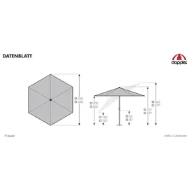 Doppler Active Auto Tilt Ø 320 cm greige