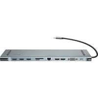 Baseus Catsxg0g (USB-C, 10 Ports), Dockingstation + USB Hub,