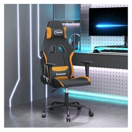 vidaXL Gaming-Stuhl Schwarz und Orange Stoff