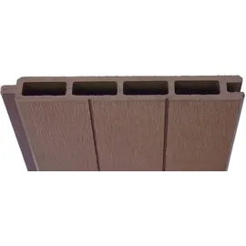 Mendler Windschutz WPC-Sichtschutz Sarthe 0,98 m braun WPC
