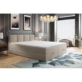Trada Royal Boxspringbett 200 x 200 cm H3 Beige
