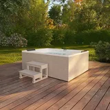 Home Deluxe Nimbus Deluxe mit Treppe und Thermoabdeckung  207 x 73 x 144 cm
