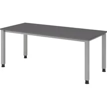 bümö Schreibtisch Serie-Q Graphit grau
