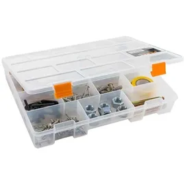 Perel Sortimentskasten, 21 Fächer, stapelbar, 324 x 247 x 51 mm,