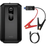 Baseus Super Energy Autostarthilfe, 10000mAh (1000A / 500A) + Krokodilklemmen schwarz