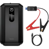 Baseus Super Energy Autostarthilfe, 10000mAh (1000A / 500A) + Krokodilklemmen schwarz