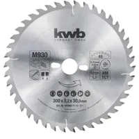KWB Kreissägeblatt 300 x 30 mm, schneller Schnitt, mittlere