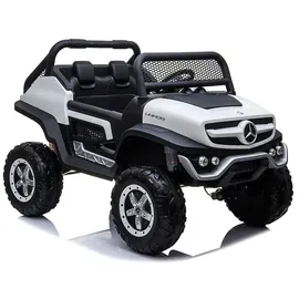 RunRunToys Unimog Elektroauto 12 V weiß (One Size)