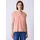 street one studio STREET ONE STUDIO, Damen, Gr. 36, pink (dusty pink), Web, 100% Baumwolle, unifarben, normal normal, Rundhals, Bündchen, Shirts T-Shirt, aus reiner Baumwolle