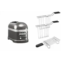KitchenAid Artisan Toaster 5KMT2204 inkl. Brötchenaufsatz + Sandwichzange medaillon