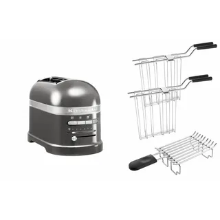 inkl. Brötchenaufsatz + Sandwichzange medaillon silber