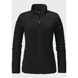 Schöffel Damen Atlanta Fleece Jacke (Größe M, schwarz)