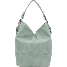 Fritzi aus Preußen Olga Limited Happy Flocked Schultertasche Kunstleder Salbei/Türkis