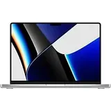 Apple MacBook Pro mit Touch ID 14.2 (Liquid Retina XDR Display) 3.2 GHz M1 Pro Chip (10-Core CPU, 16-Core GPU) 16 GB RAM 1 TB SSD [Late 2021, englisches Tastaturlayout, QWERTY] silber