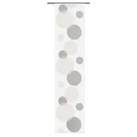 HOME WOHNIDEEN Tira Schiebegardine Klettschiene 60 x 245 cm stein