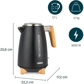 Princess 01.236061 1,7 l Schwarz