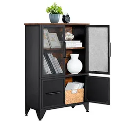 VASAGLE Sideboard, LSC053B01 braun 70,0 x 30,0 x 101,0 cm