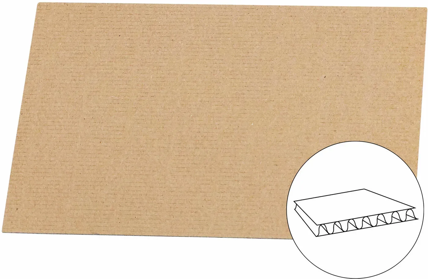 Palettenzwischenlage Kartonplatte für EURO Paletten 1200x800mm 1-wellig