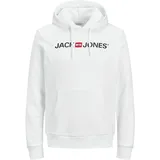 JACK & JONES Corp Old Logo Kapuzenpullover White / Detail Regular Fit L