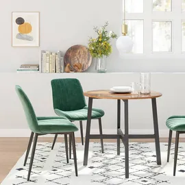 VASAGLE Esstisch braun, vintage KDT080B01