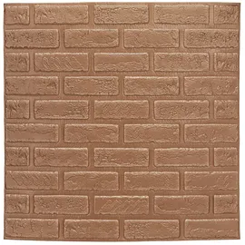 Relaxdays Wandpaneel relaxdays Bronze 10 St. 70 x 70 cm