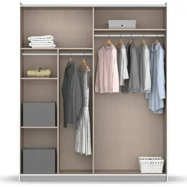 Rauch Schwebetürenschrank Reflect 175 x 210 x 59 cm Grau